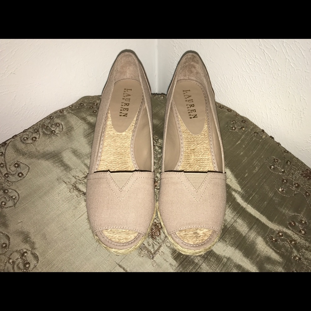 Ralph Lauren Claudia Wedge Espadrilles